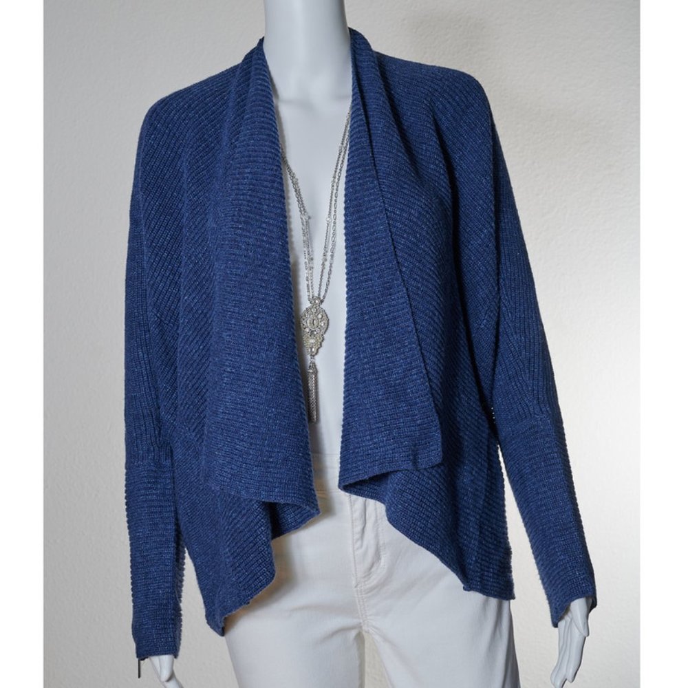 BANANA REPUBLIC: Indigo Soft Knit Cotton Sweater